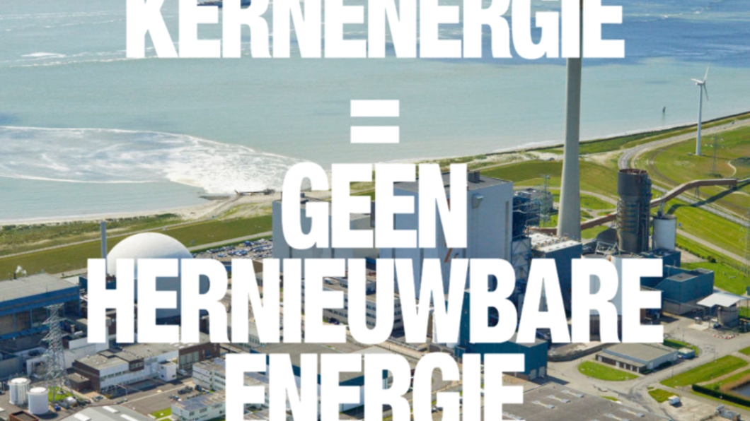 kernenergie = geen hernieuwbare energie