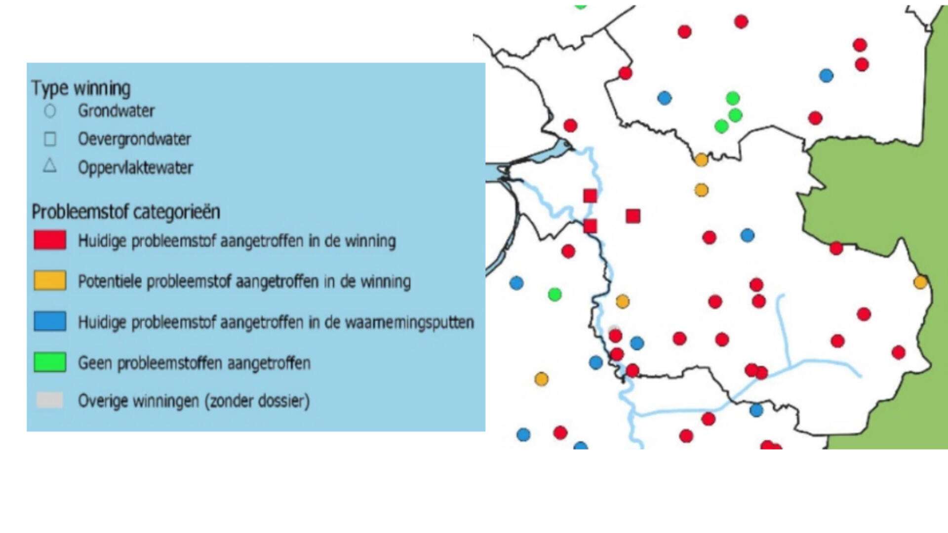 probleemstoffen waterwinningslocaties