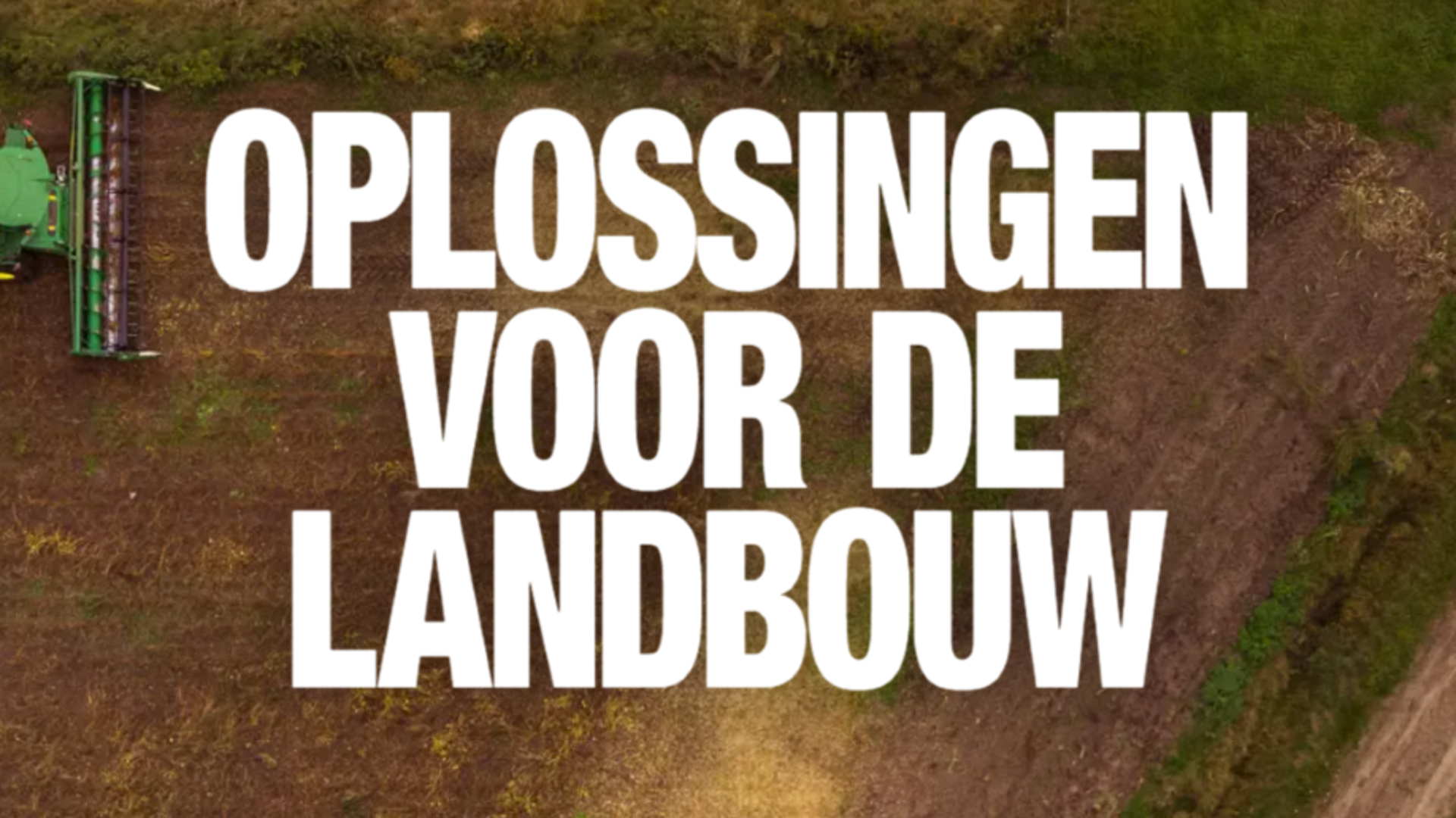 oplossingen voor de landbouw
