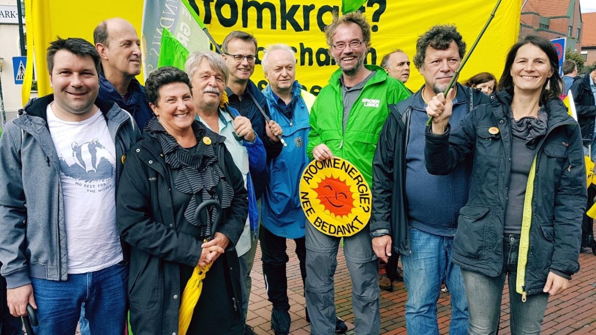 Grünen en GroenLinks tegen kernenergie